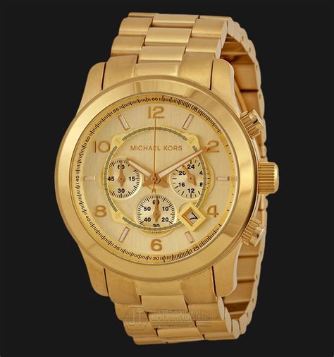 michael kors runway gold mk8077|michael kors chronograph.